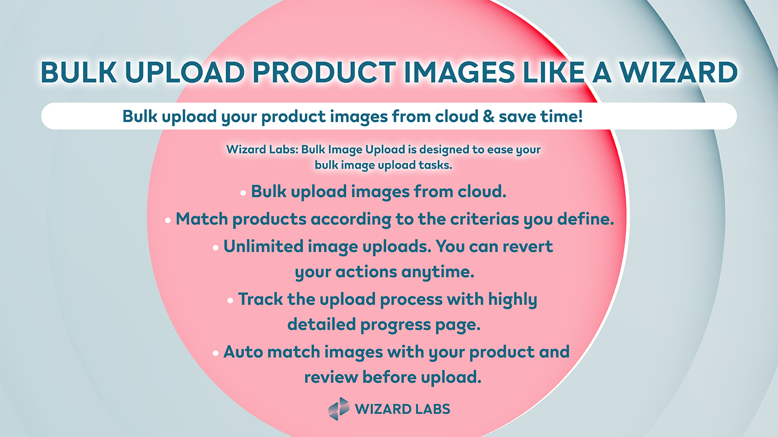 Bulk upload product images to your Shopify store.