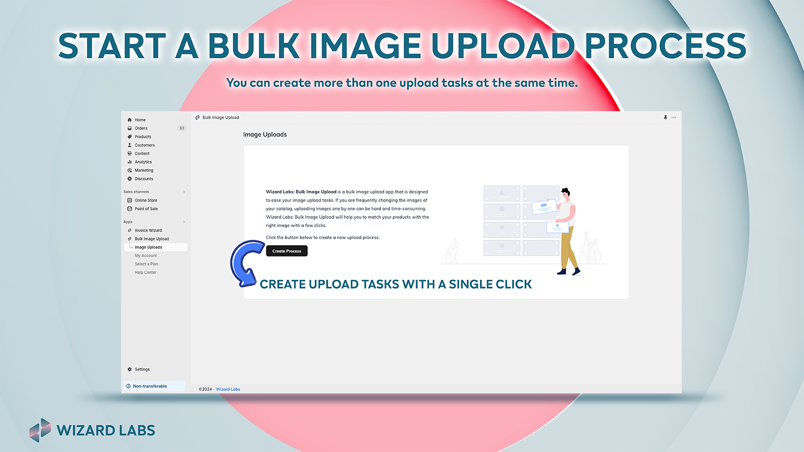 Create easy bulk image upload tasks.